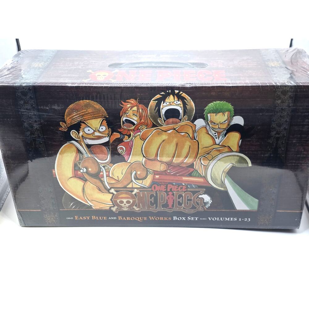 One Piece Manga Box Set 1 Volumes 1-23 East Blue & Baroque Works New Sealed